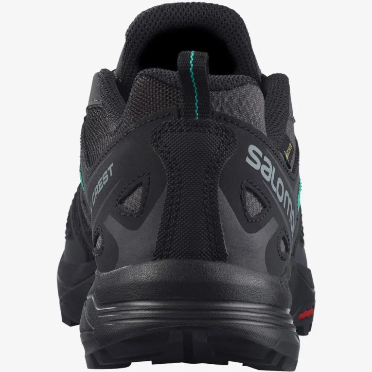 Salomon X Crest GTX Women's Hiking Shoes Black | CA 53G16